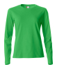 Clique Basic-t L/s Women Omenan Vihreä