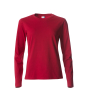 Clique Basic-t L/s Women Punainen