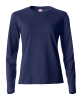 Clique Basic-t L/s Women Tumman Sininen