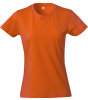Clique Basic-t Women Tummanoranssi
