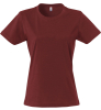 Clique Basic-t Women Viininpunainen