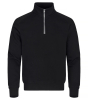 Clique Classic Half Zip Musta