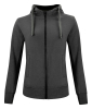 Clique Classic Hoody Full Zip Women Meleerattu Antrasiitti