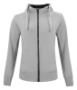 Clique Classic Hoody Full Zip Women Meleerattu Harmaa