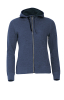 Clique Classic Hoody Full Zip Women Meleerattu Sininen