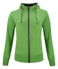 Clique Classic Hoody Full Zip Women Meleerattu Vihreä