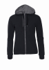 Clique Classic Hoody Full Zip Women Musta