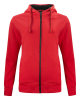 Clique Classic Hoody Full Zip Women Punainen