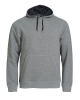 Clique Classic Hoody Meleerattu Harmaa