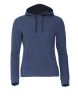 Clique Classic Hoody Women Meleerattu Sininen