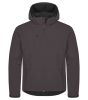 Clique Classic Softshell Hoody Tummanharmaa