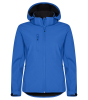 Clique Classic Softshell Hoody Women Keskisininen