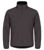 Clique Classic Softshell Jacket Tummanharmaa