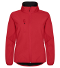 Clique Classic Softshell Jacket Women Punainen