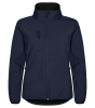 Clique Classic Softshell Jacket Women Tummansininen