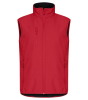 Clique Classic Softshell Vest Punainen