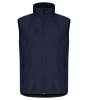 Clique Classic Softshell Vest Tummansininen