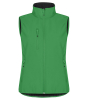 Clique Classic Softshell Vest Women Omenanvihreä