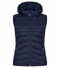 Clique Idaho Vest Women Tummansininen