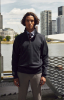 Clique Miami Half Zip Tummansininen