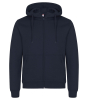Clique Miami Hoody Fz Tummansininen
