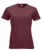 Clique New Classic-t Women Viininpunainen