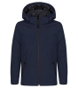 Clique Padded Hoody Softshell Junior Tummansininen