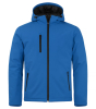 Clique Padded Hoody Softshell Keskisininen