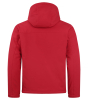Clique Padded Hoody Softshell Punainen