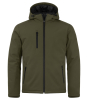 Clique Padded Hoody Softshell Sumunvihreä