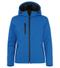 Clique Padded Hoody Softshell Women Keskisininen
