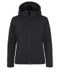 Clique Padded Hoody Softshell Women Musta