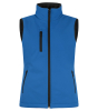 Clique Padded Softshell Vest Women Keskisininen