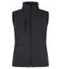 Clique Padded Softshell Vest Women Musta