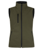 Clique Padded Softshell Vest Women Sumunvihreä