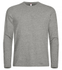 Clique Premium Fashion-t L/s Meleerattu Harmaa