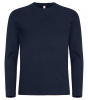 Clique Premium Fashion-t L/s Tummansininen
