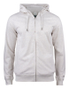 Clique Premium Oc Hoody Full Zip Luonnonvalkoinen Meleerattu