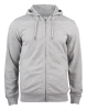 Clique Premium Oc Hoody Full Zip Meleerattu Harmaa