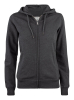 Clique Premium Oc Hoody Full Zip Women Meleerattu Antrasiitti