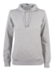 Clique Premium Oc Hoody Women Meleerattu Harmaa