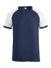 Clique Raglan-t Tummansininen / Valkoinen