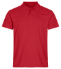 Clique Single Jersey Polo Punainen