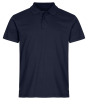 Clique Single Jersey Polo Tummansininen