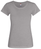 Clique Slub-t Women Harmaa