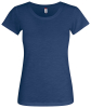 Clique Slub-t Women Meleerattu Sininen