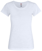 Clique Slub-t Women Valkoinen