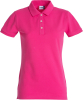 Clique Stretch Premium Polo Women Fuksia