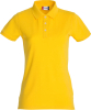 Clique Stretch Premium Polo Women Kirkas Keltainen