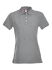 Clique Stretch Premium Polo Women Meleerattu Harmaa